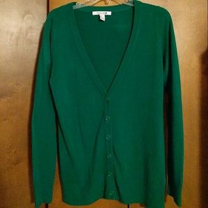 Green Cardigan